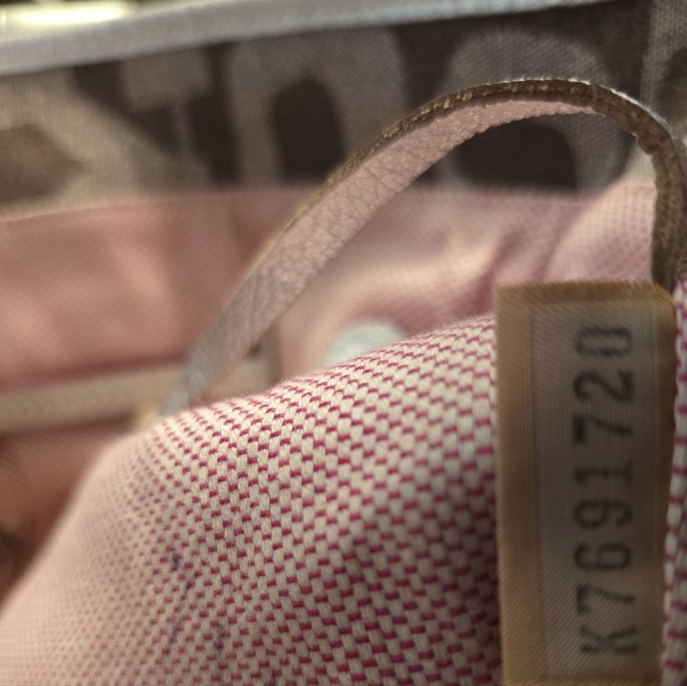 Dooney & Bourke Tan and Cream Graphic Tote - Picture 6 of 7